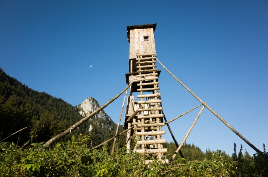 kazatelna pod rakouskou horou Drachenwand