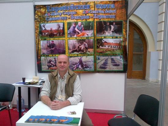 poľovnícka výstava v Moskve