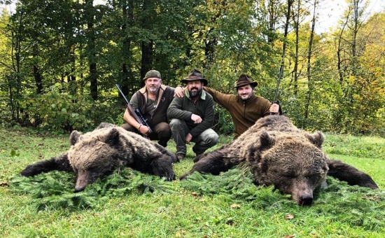 Lov medveďa - október 2019