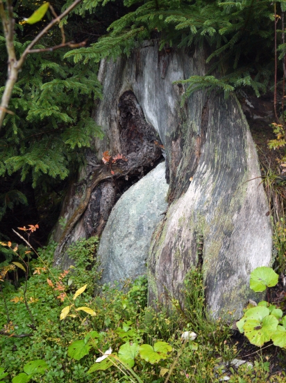 obkročmo cez kameň :)