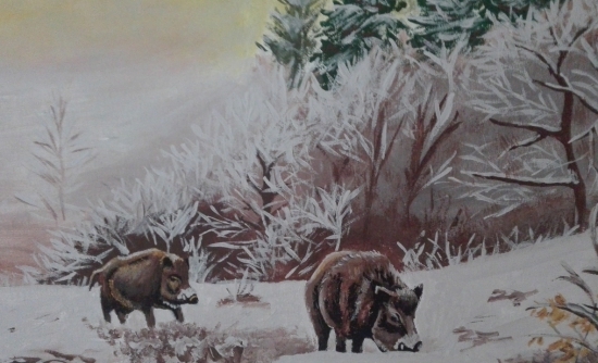 Ručné maľovaný obraz