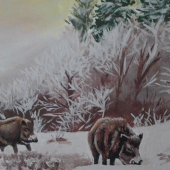 Ručné maľovaný obraz