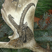 HODINY Z DANČÍ LOPATY - DETAIL MOTIVU