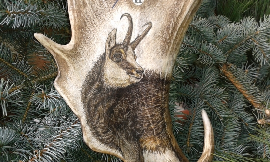 HODINY Z DANČÍ LOPATY - kamzík