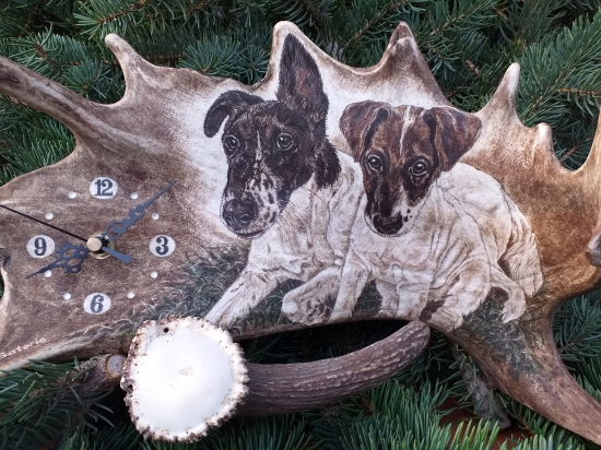 Motiv na dančí lopatě - na přání zákazníka podle dodané fotografie