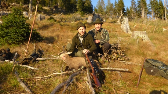 Kamarátov prvý kamzík (kamzica 4 r.)