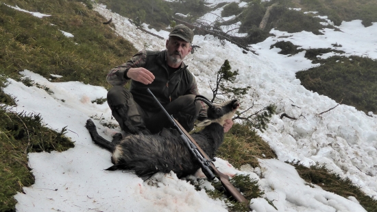 Štefan s prvým kamzíkom 7.r 95 b.