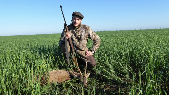 Hosť s prvým srncom