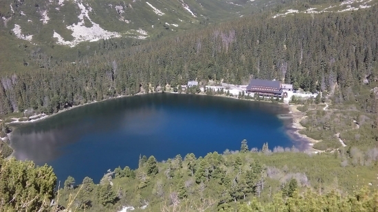 Popradské pleso z Ostrvy