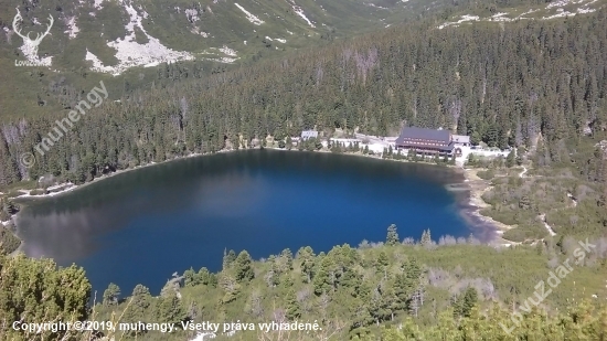 Popradské pleso z Ostrvy