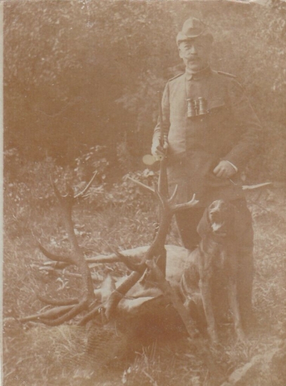 Vyblednutá Polovnik s ulovlom jelena a farbiar