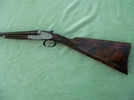 Nové zapažbení brokovnice Holland&Holland,moje práce