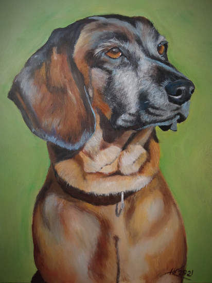 Portrét starého farbiara