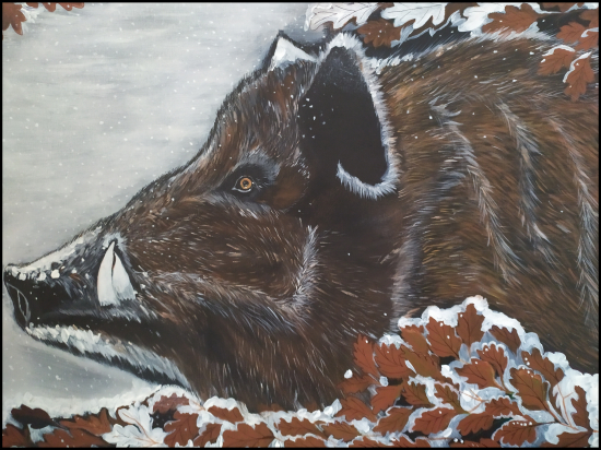 V snehovej chumelici