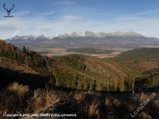 Pohľad na Vysoké Tatry