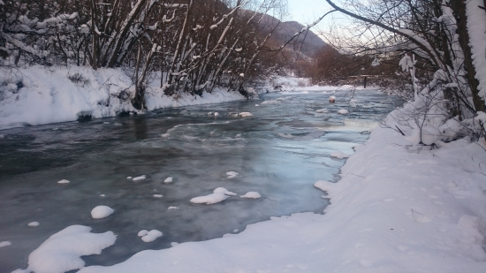 Potôčik nám mrzne