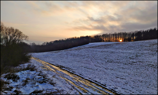 zimný podvečer ...
