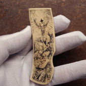 sv.Hubert...scrimshaw