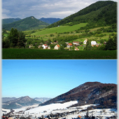 dedinka v údolí
