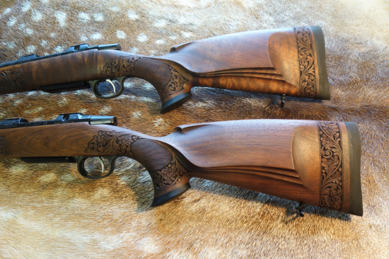 Zdobení kulovnic CZ 557