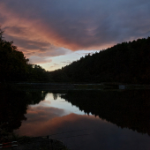 Večer pri rybníku ...