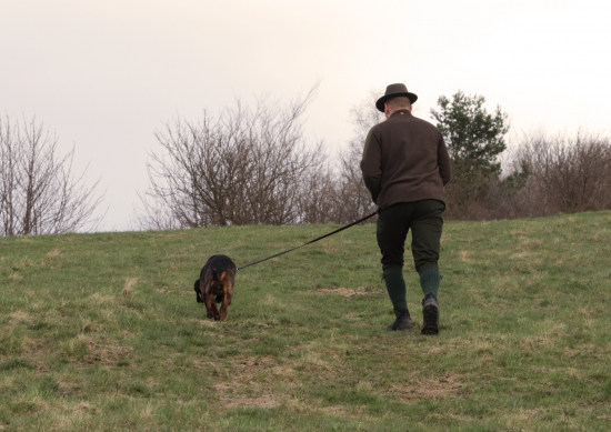 S mojím fešákom na vychádzke