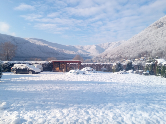 Poľovný revír - pohľad po východe slnka