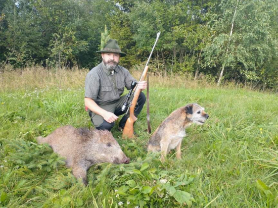 Sv.Hubert a Diana dopriali.