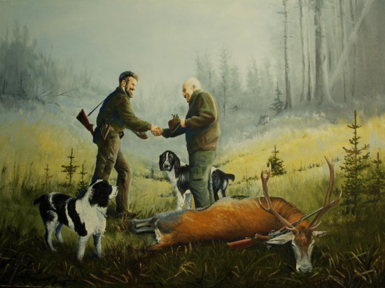 Myslivecký dvojportrét