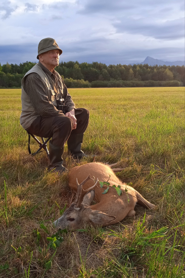 gratulujem môjmu 82 ročnému otcovi ku srncovi