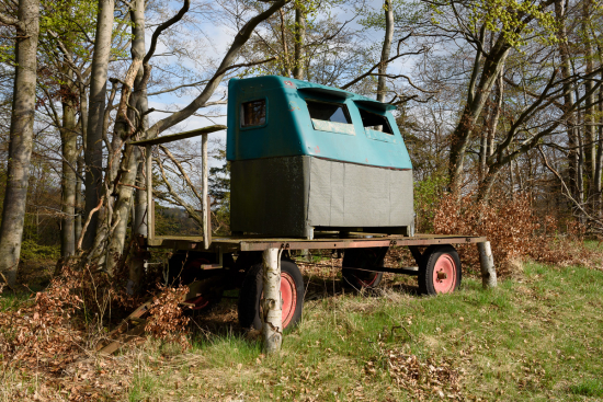 kazatelna ze spací kabiny náklaďáku