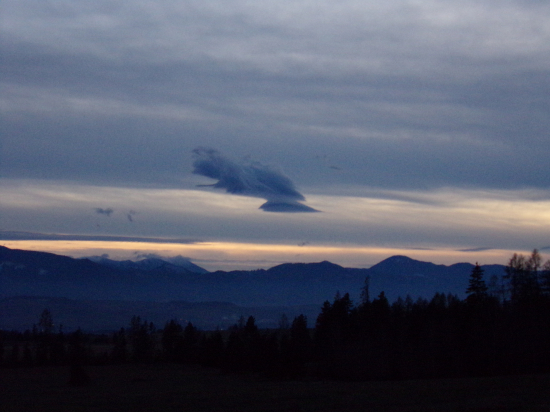 Podvečerné UFO