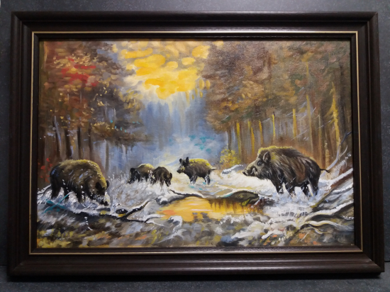 Na chvíľu  som vymenil frezku za štetec