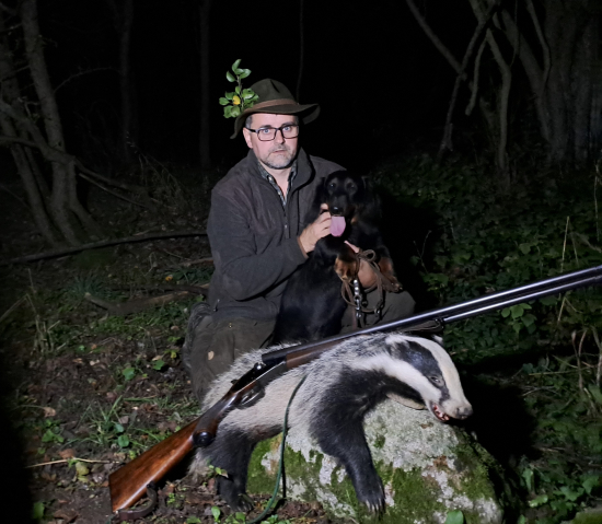 Dva jazvece na fotke