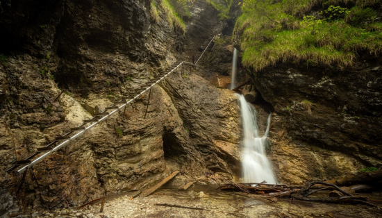 jeden z vodopádov v Suchej Belej