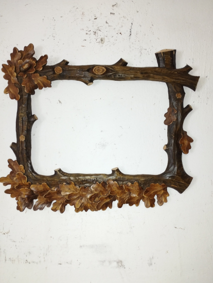 vyrezávaný rám na fotku alebo zrkadlo formát A3