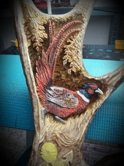 Bažant v losej lopate