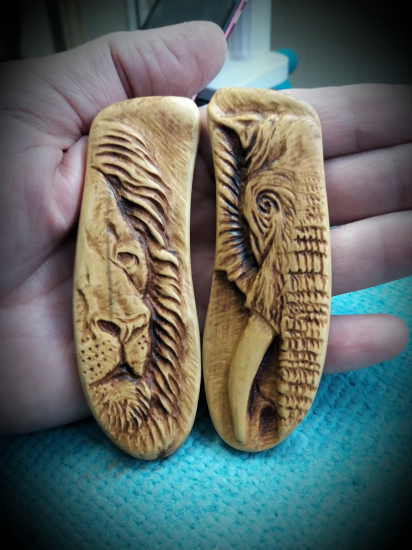 Črienky na zatvárací nôž - rezba do krušpánu