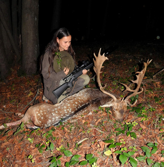 Ďalšia úspešná poľovačka na daniela. BIELE KARPATY.