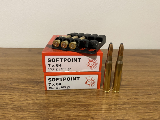 10,7 g Geco Softpoint 7x64