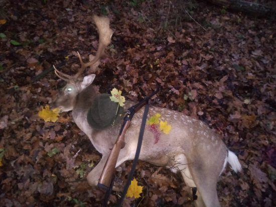 Pokrstenie novej flinty mojím prvým danielom