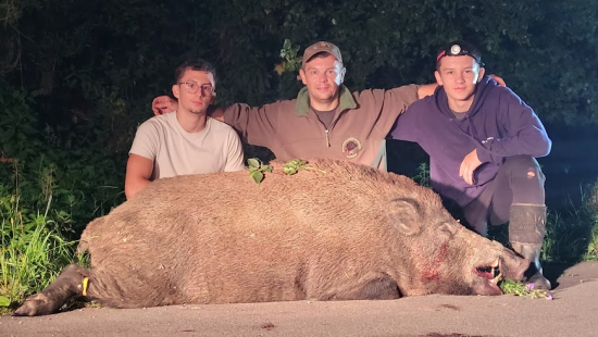 Nezapomenutelný lov na veľkeho diviaky- Slatina 17.8.2025