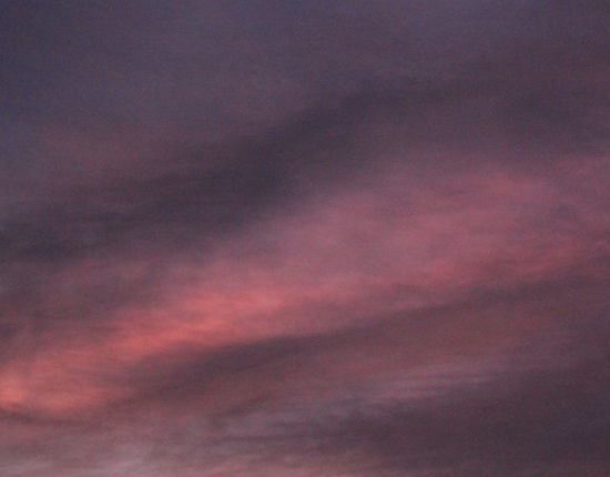 Tajemná zimní obloha