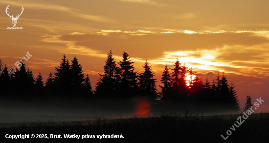 Východ slnka.