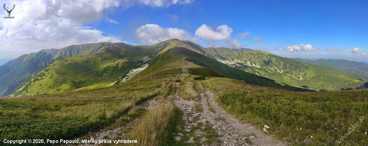 Nízke tatry.smer na Veľkú CHochuľu