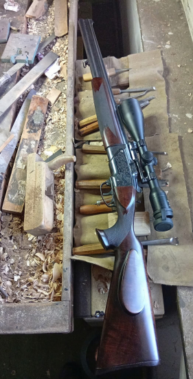 Úprava původní pažby na 