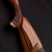 Kompletní přestavba pažby na kulovnici Cz550 , doplněno ebenem a ručně zhotovenými 