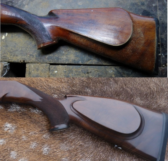 Rozsáhlá přestavba a repas staré pažby ZKK600