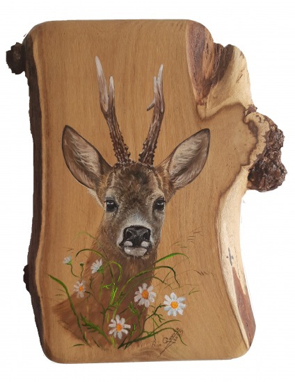 srnec na Agátovej doske