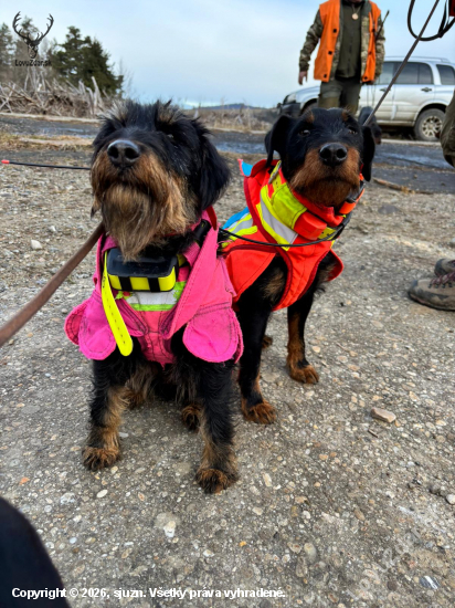 Mama a syn na spoločnej polovačke